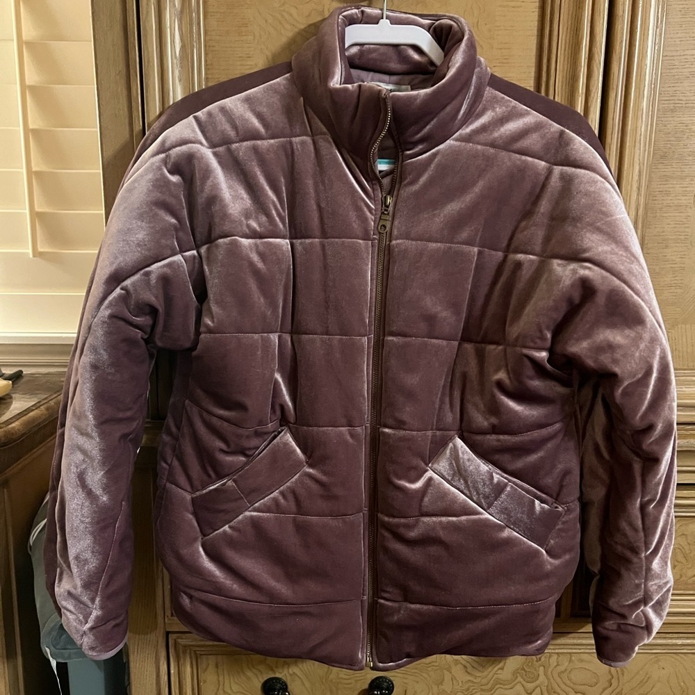 Rachel Parcell dusty rose puffer coat. - Picture 1 of 2